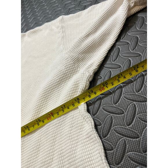 Vintage 80s 90s Sea‎ World Thermal Waffle Knit Shirt Conserve Thru Education - Picture 8 of 10